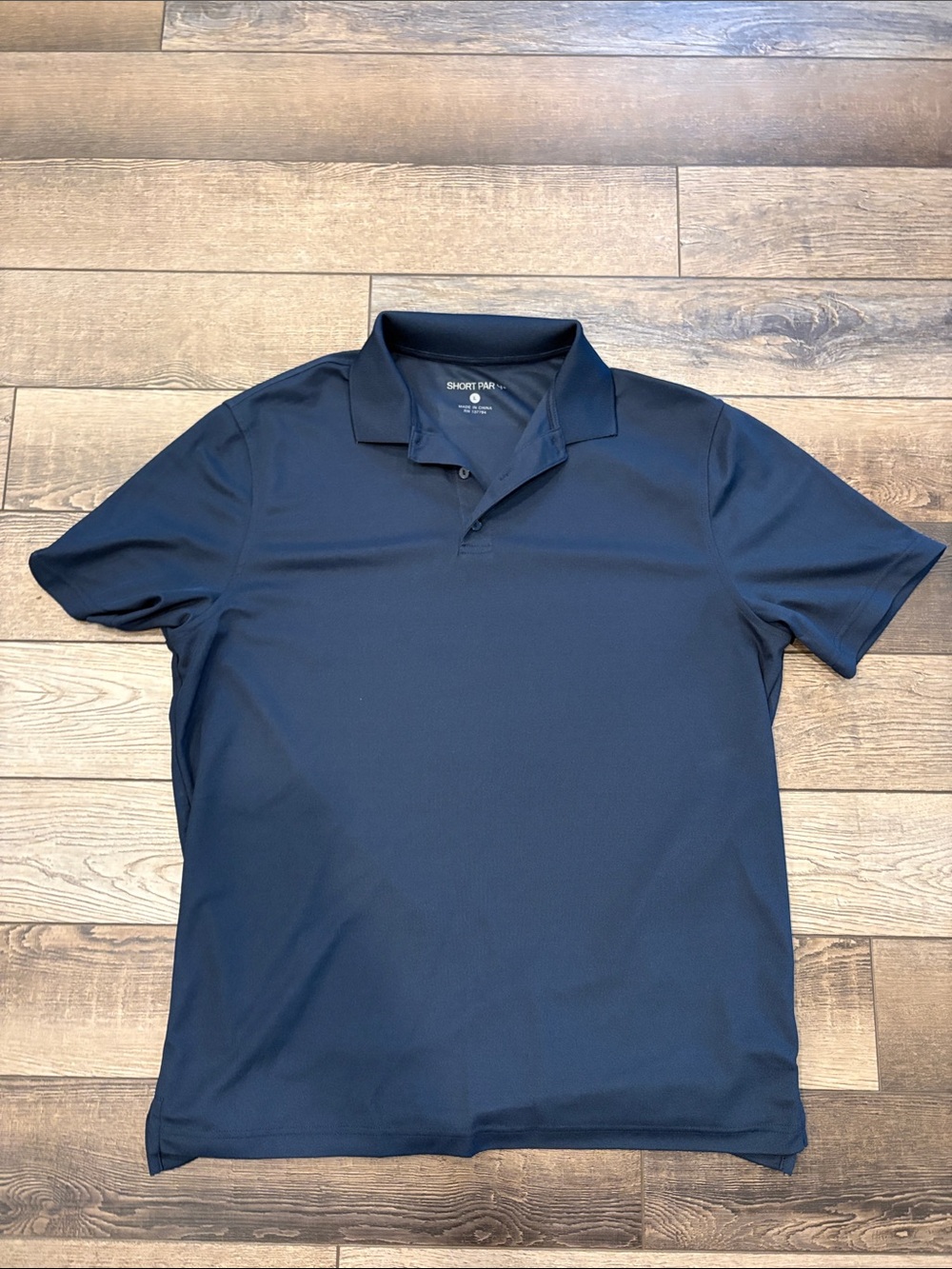 Men's Navy Short Sleeve Performance Polo